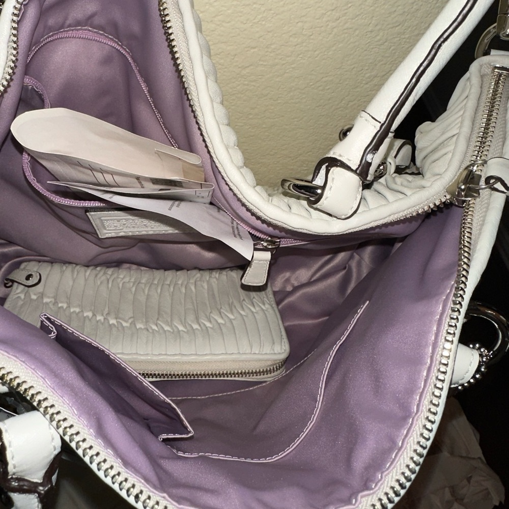 Coach Madison Sophia Gathered Parchment Leather & matching wallet Style 15947 - Picture 4 of 10